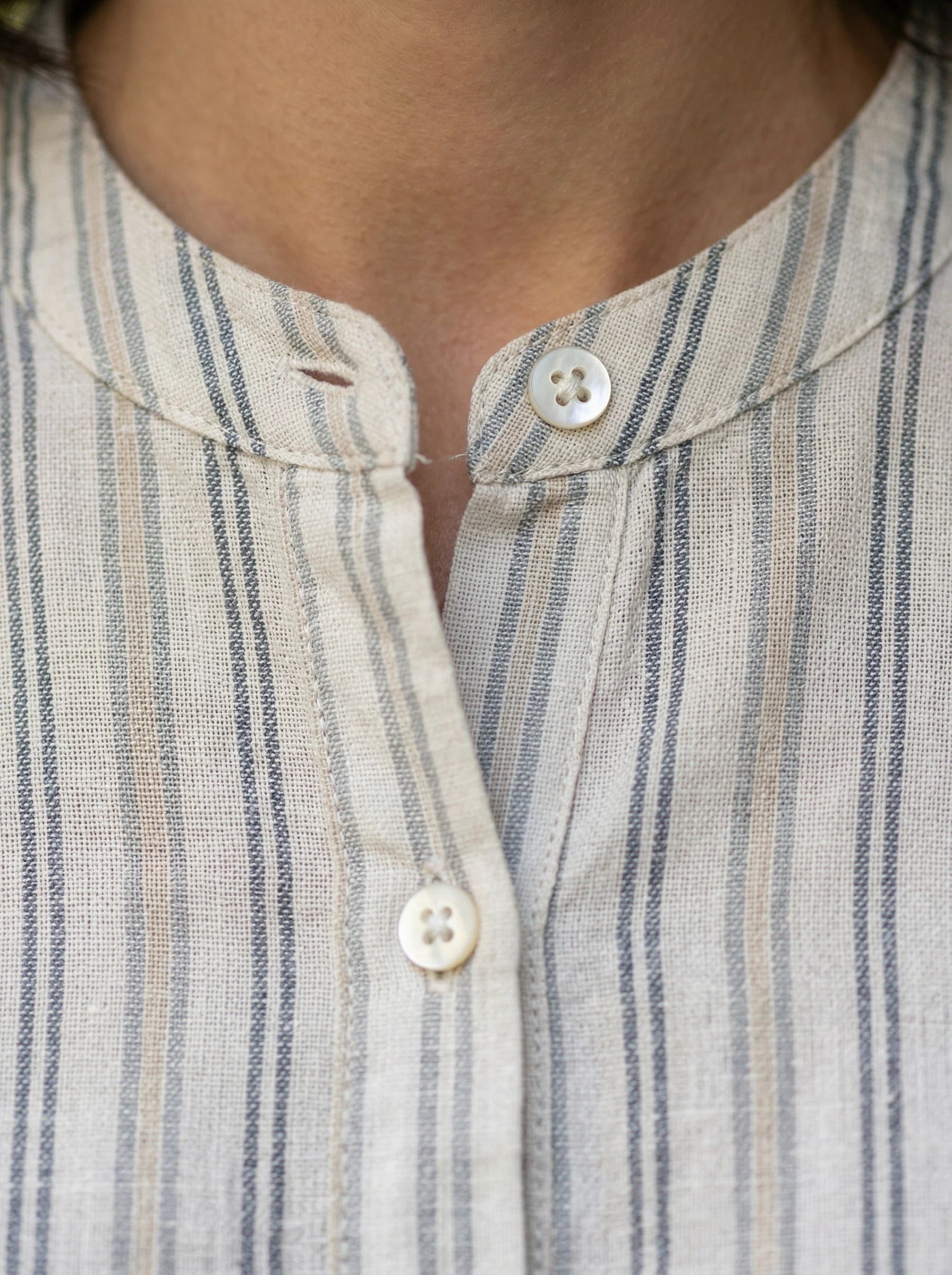 Women’s Striped Button-Front Shirt