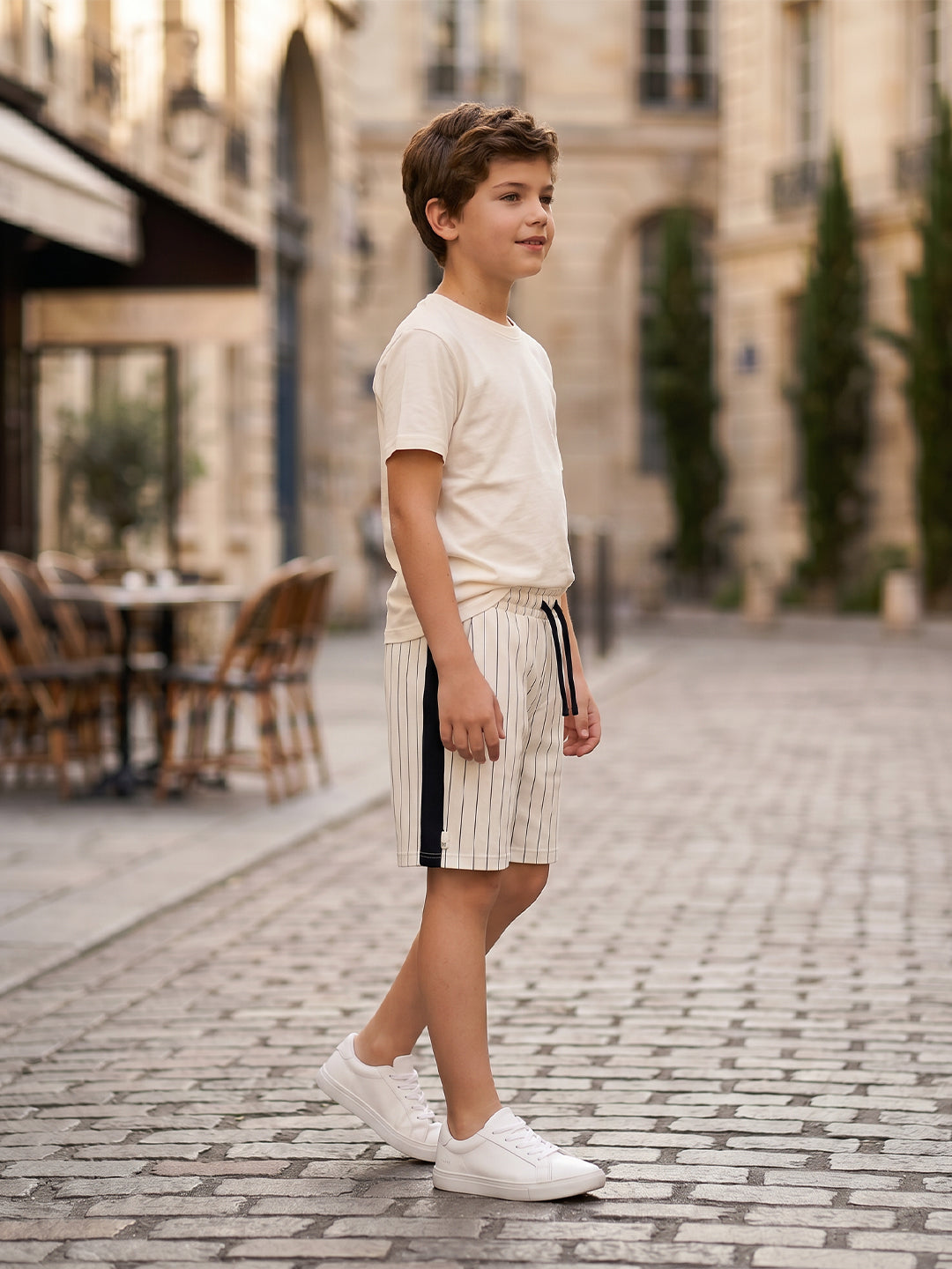 Kids Side Tape Sports Shorts