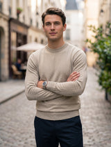 Classic Crew Neck Knit Sweater