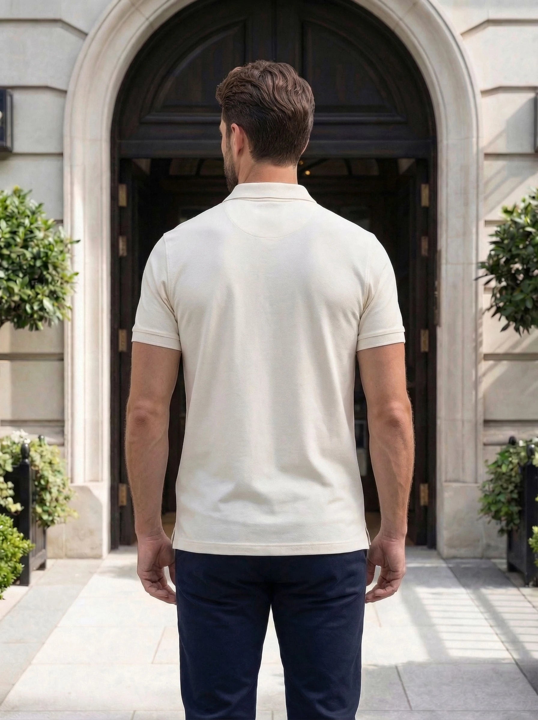 Slim Fit Short Sleeve Polo Shirt