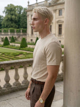 Men’s Textured Crew Neck T-Shirt