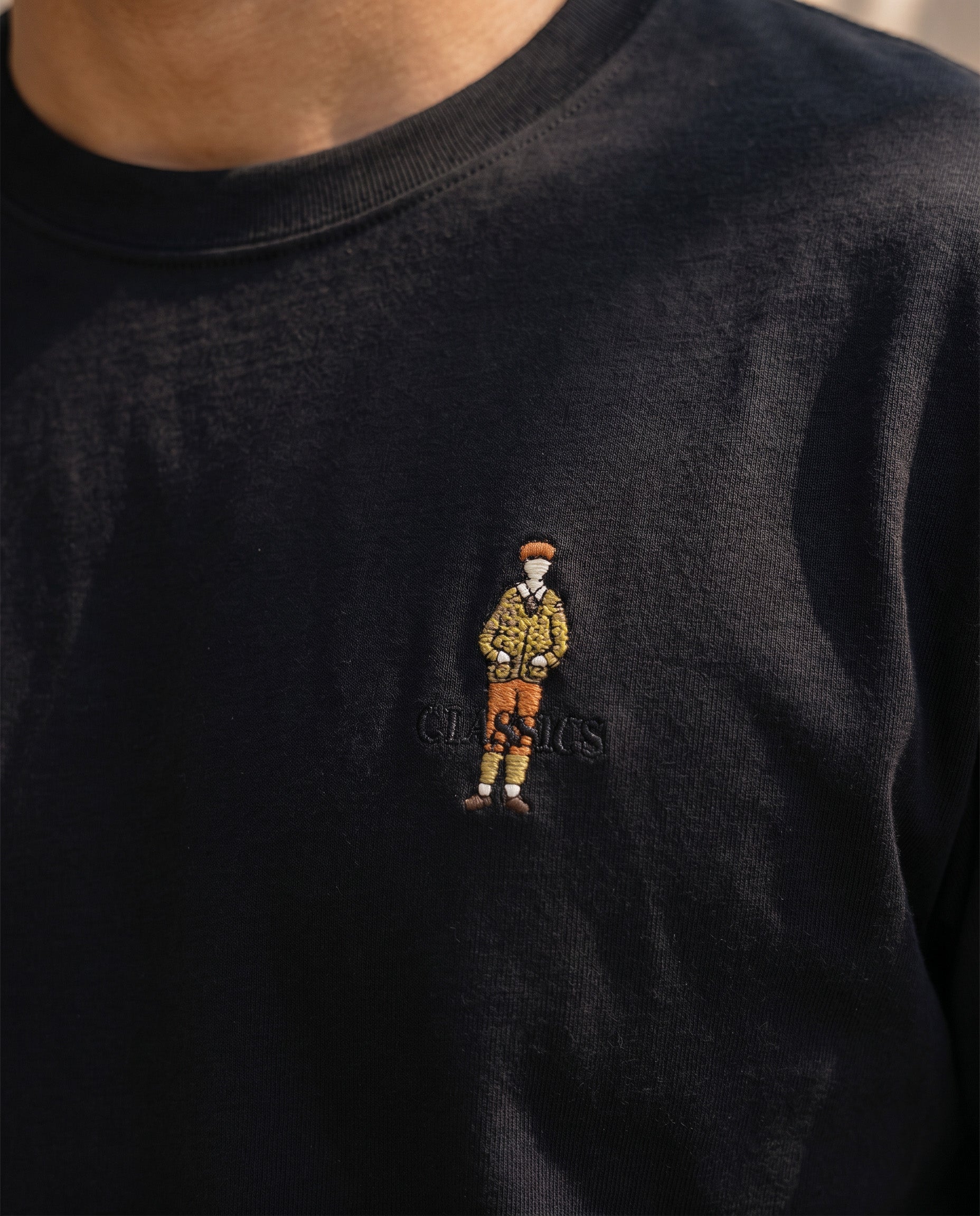 Men’s Embroidered Logo Crew Neck T-Shirt