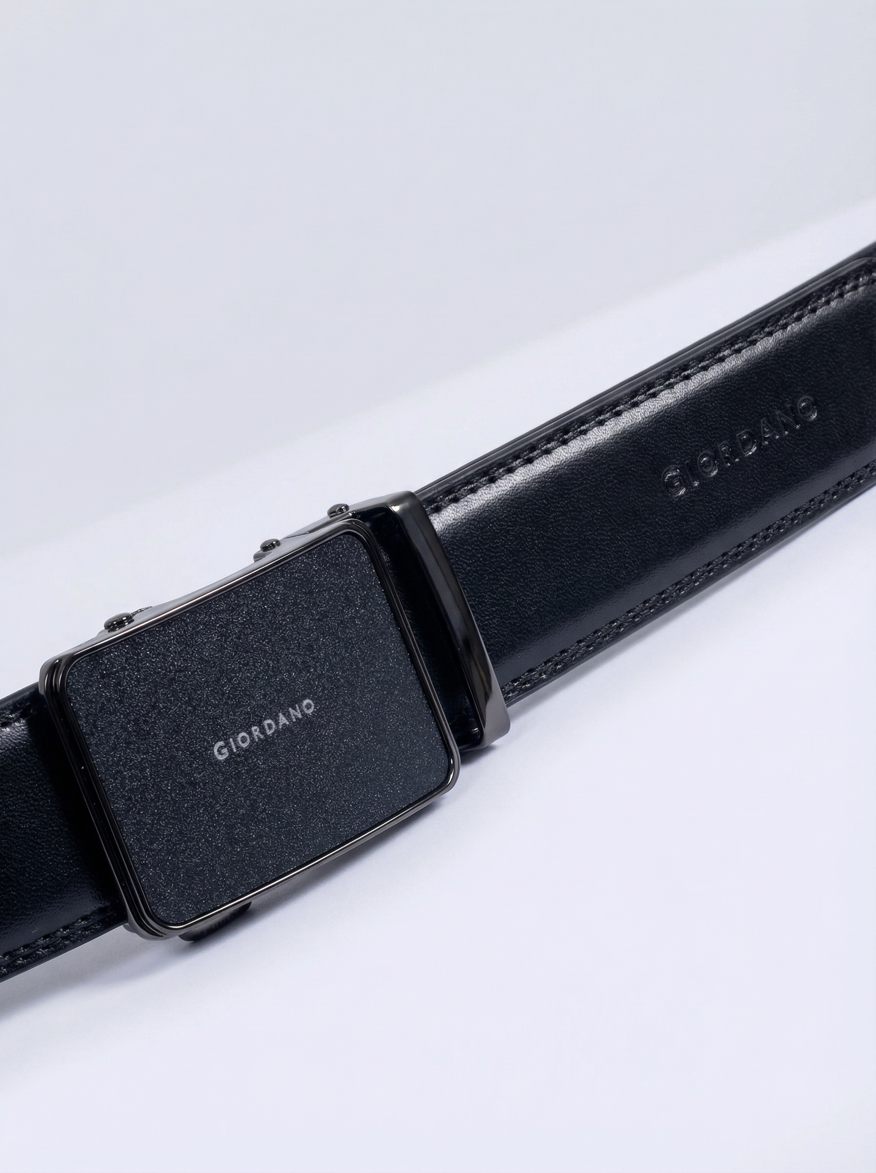 Automatic Buckle Textured Belt