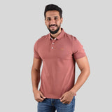 POLO WITH EMBROIDERY - KHAKI-70, M image