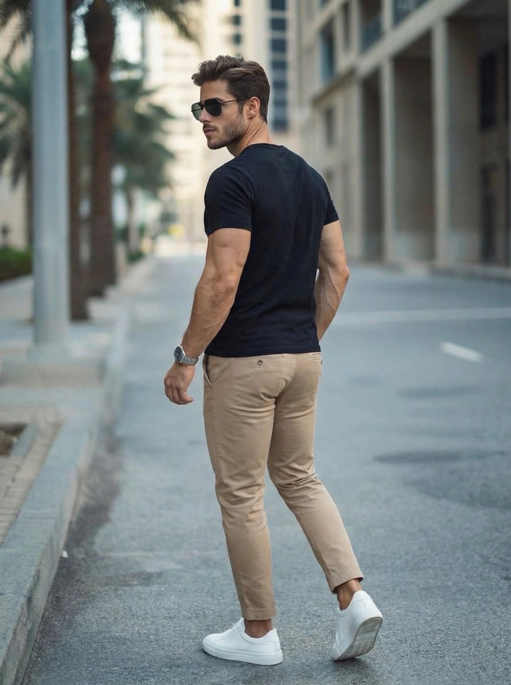 Men’s Henley Neck Short Sleeve T-Shirt