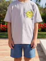 Kids Slogan Graphic T-Shirt
