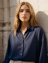 Women's Relaxed Fit Button-Down Shirt
