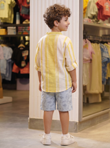 Kid’s Printed Drawstring Shorts