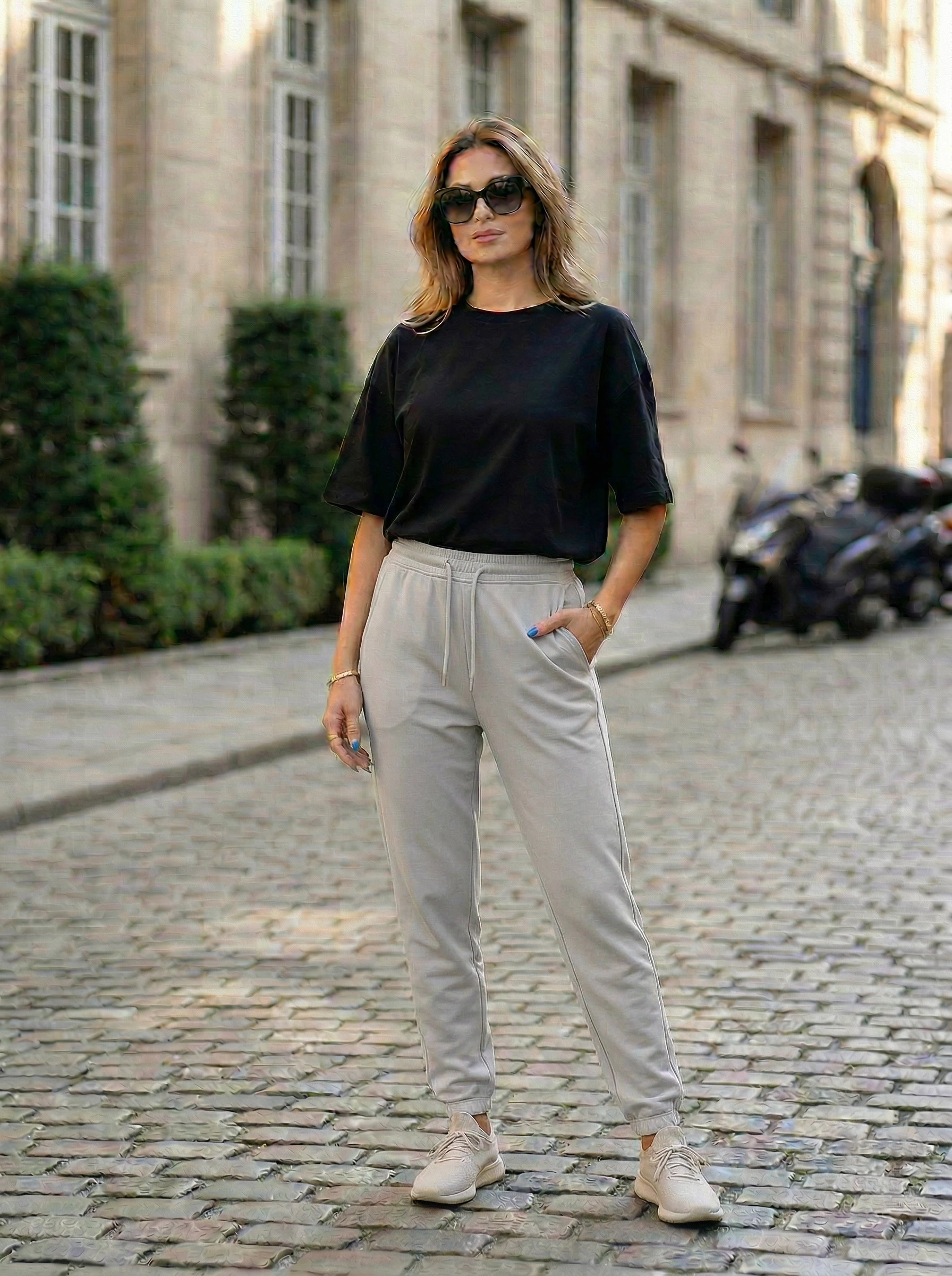 Slim-Fit Stripe Jogger Pants