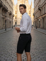 Tailored Cotton Shorts