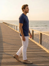 Men’s Minimal Logo Crew Neck T-Shirt