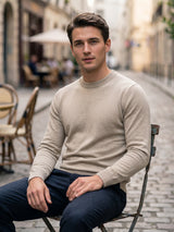 Classic Crew Neck Knit Sweater