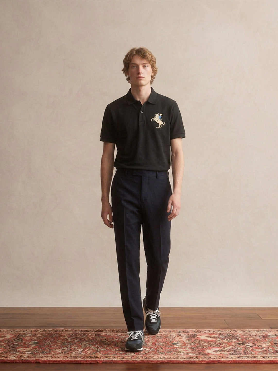 Men’s Embroidered Logo Polo T-Shirt