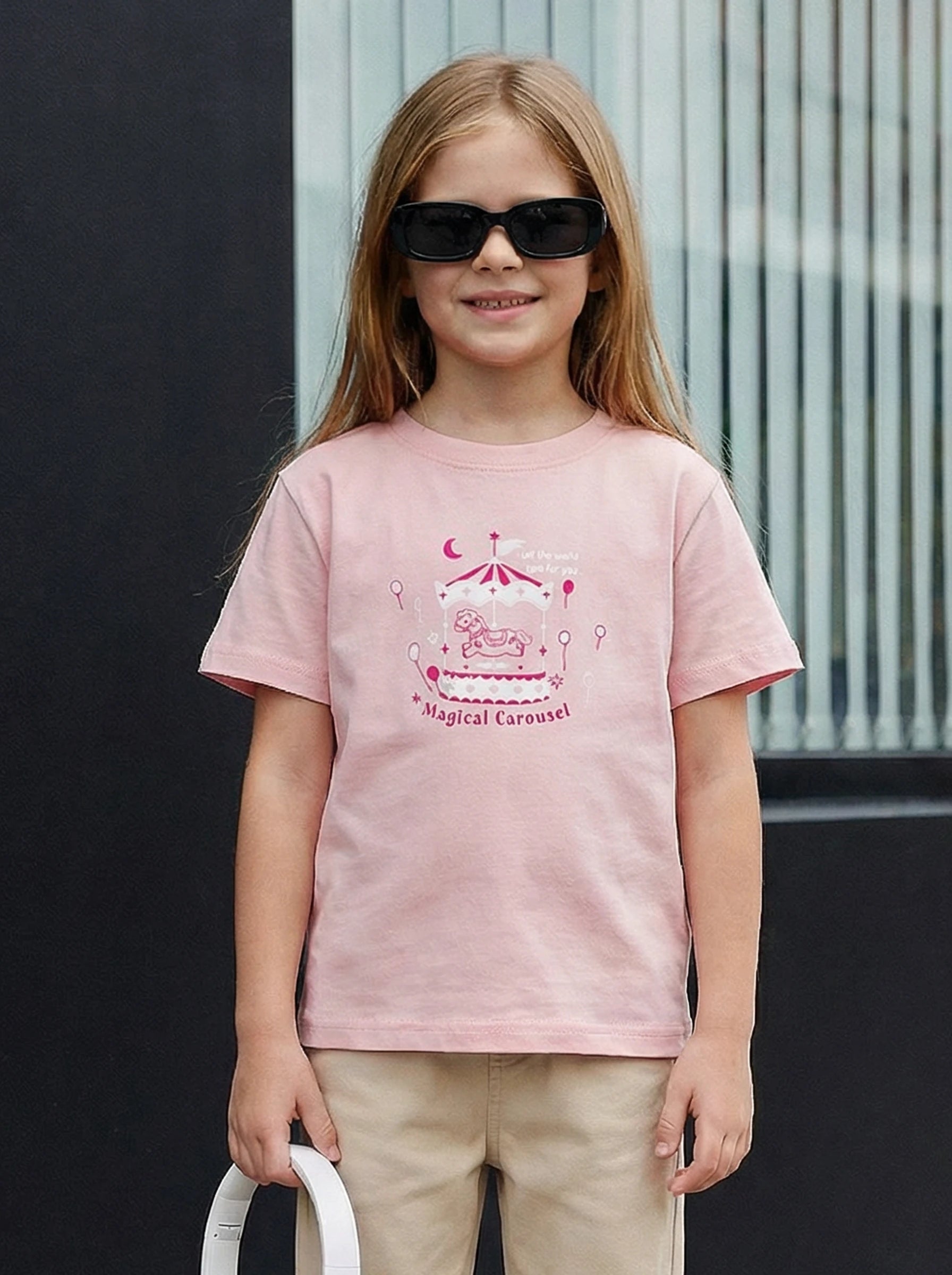Girls Graphic Crewneck T-Shirt