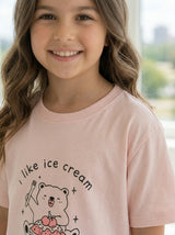Girls Graphic Crewneck T-Shirt