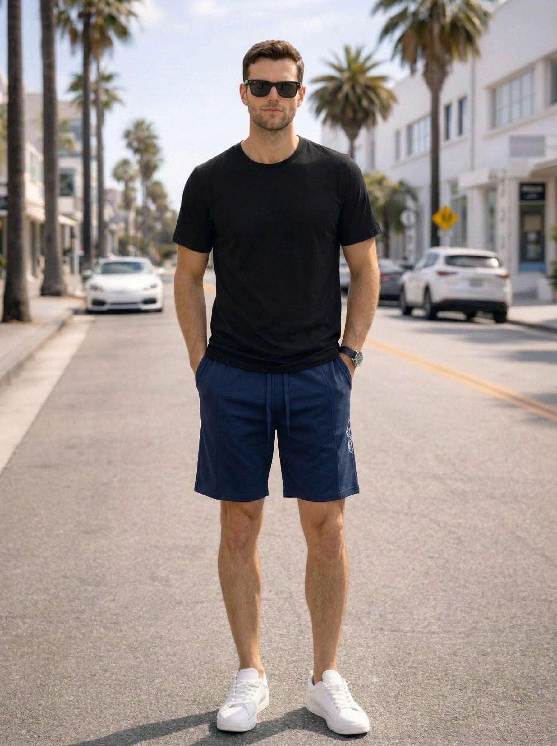 Men’s Drawstring Casual Shorts
