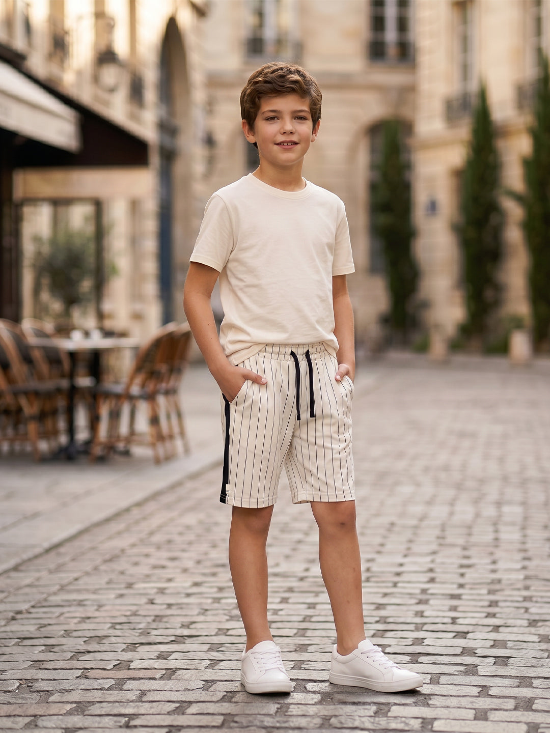 Kids Side Tape Sports Shorts