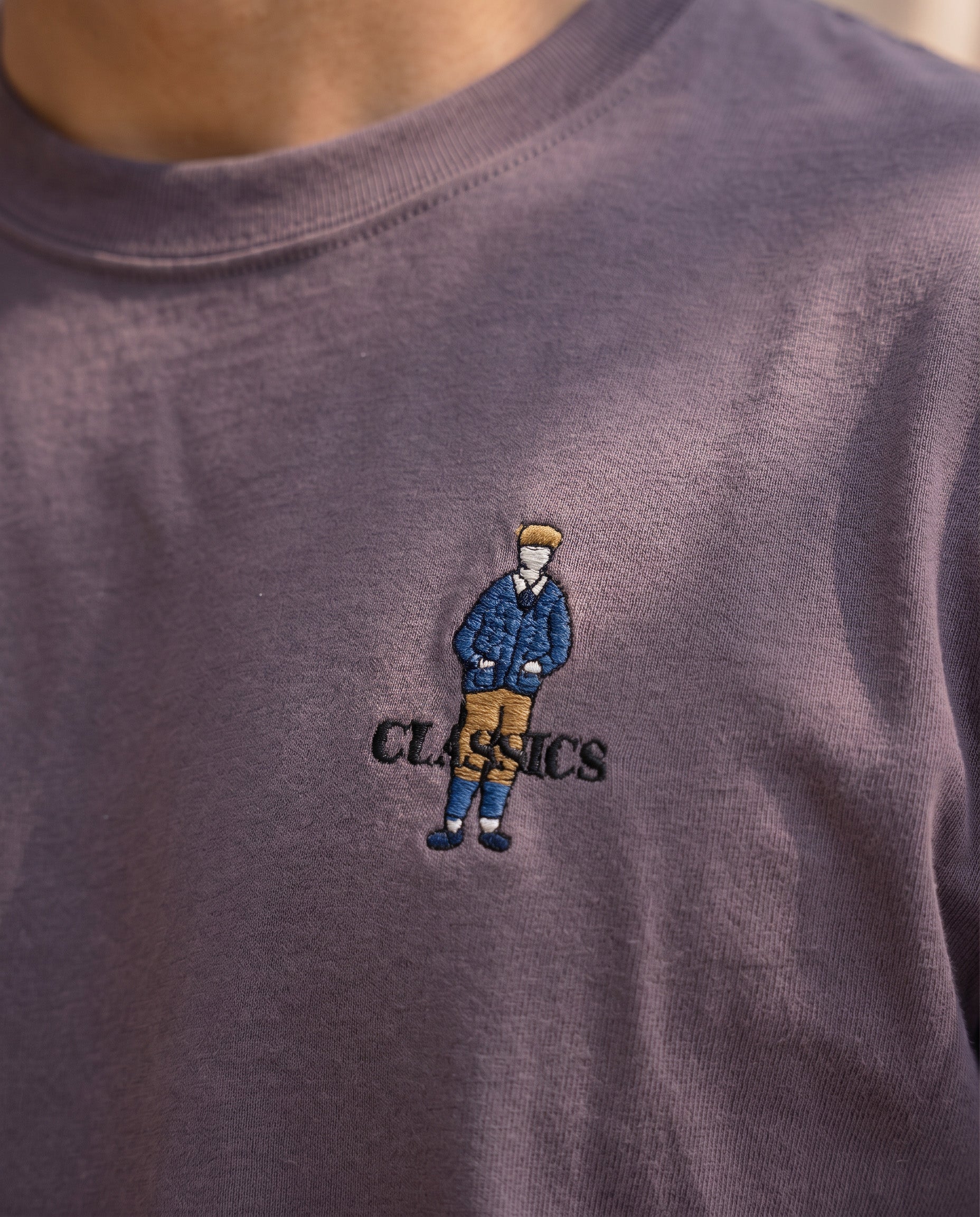 Men’s Embroidered Logo Crew Neck T-Shirt