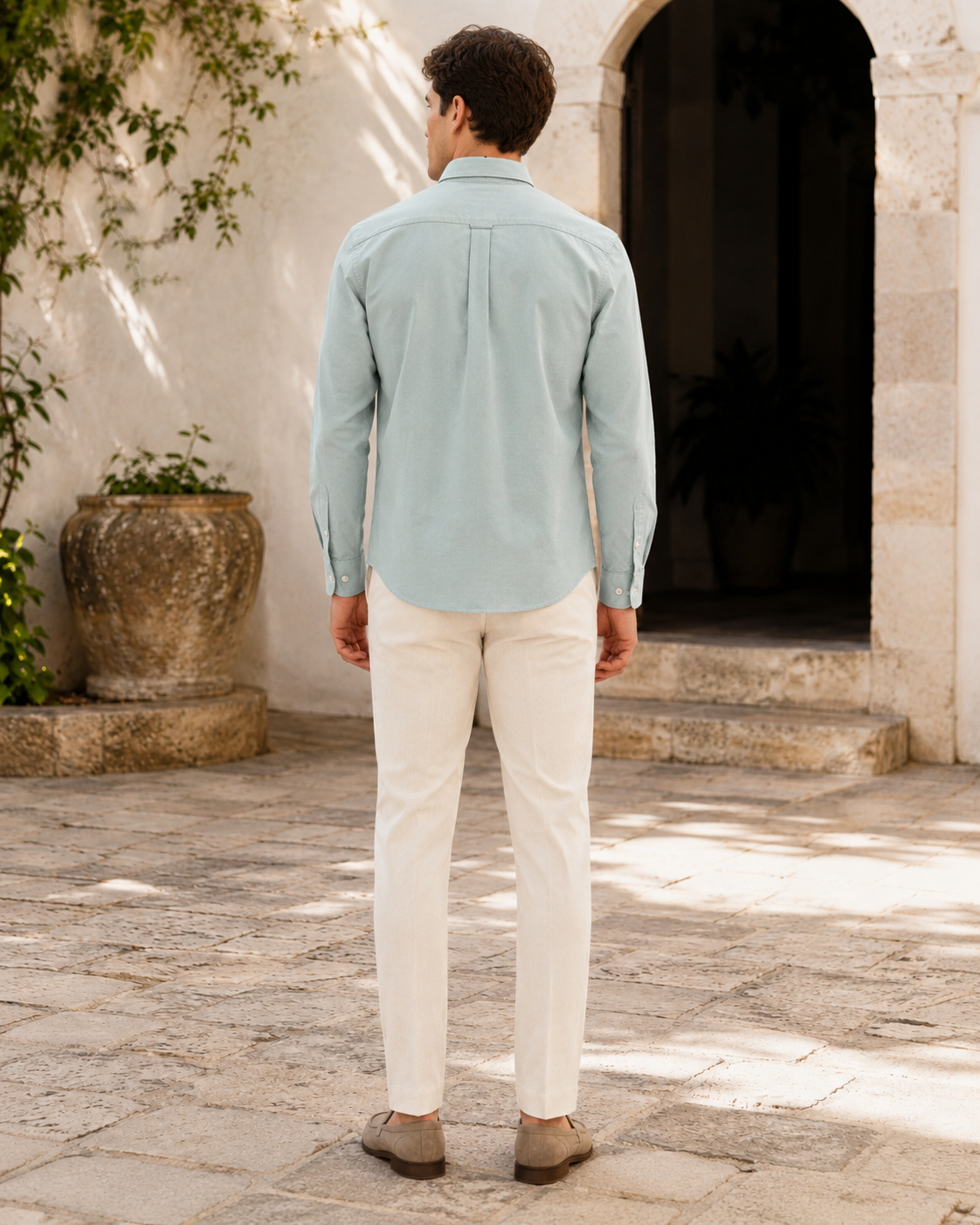 Men’s Long-Sleeve Oxford Shirt