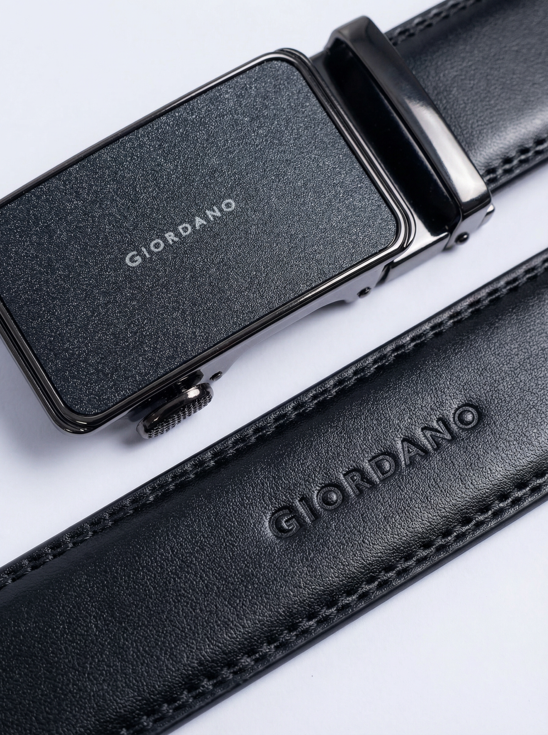 Automatic Buckle Textured Belt