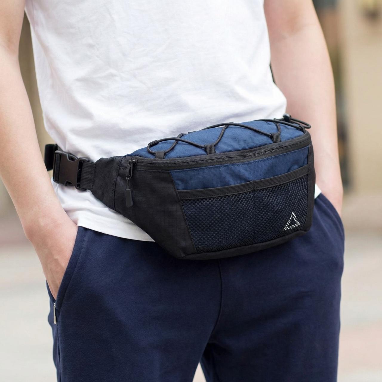 G MOTION CROSS BODY BAG - NAVY, FREE image