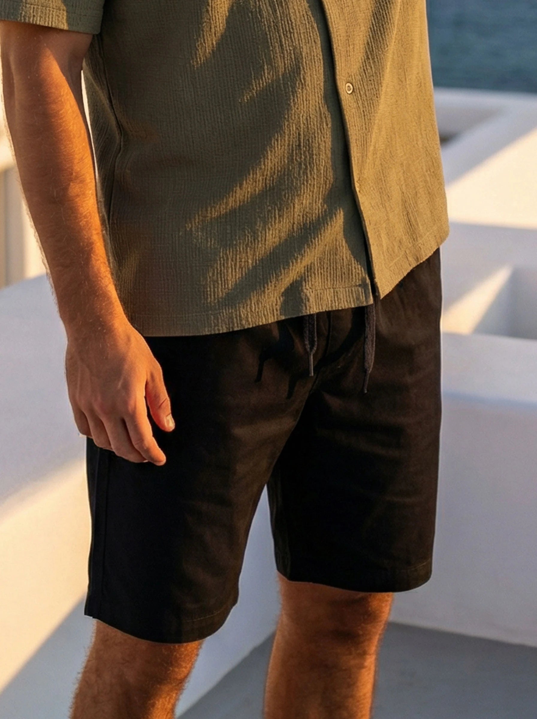 Drawstring Casual Shorts