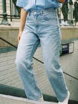 High-Waist Wide-Leg Jeans