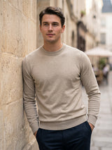 Classic Crew Neck Knit Sweater