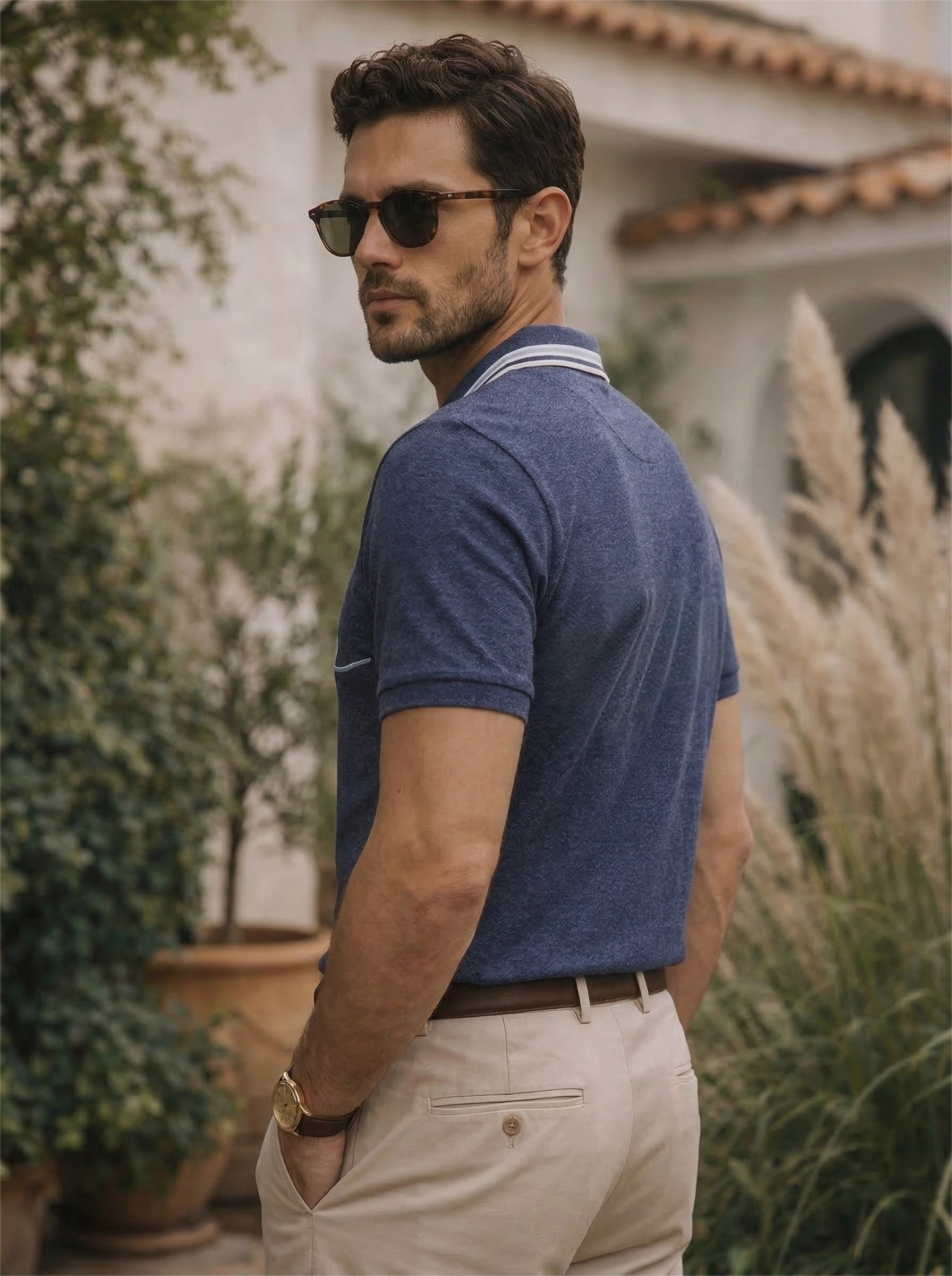 Men’s Graphic Polo T-Shirt