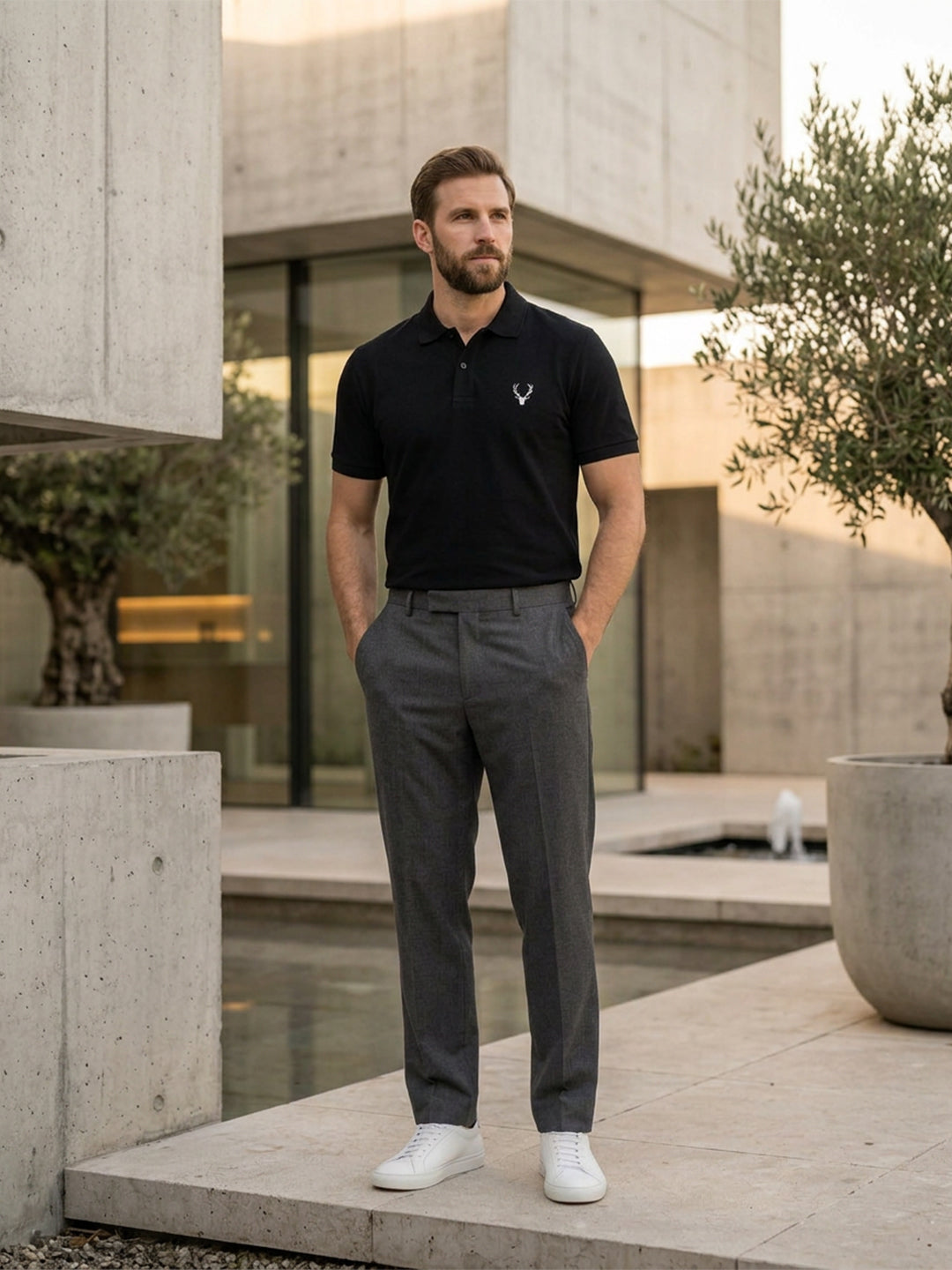 Men’s Graphic Polo T-Shirt