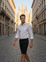 Tailored Cotton Shorts