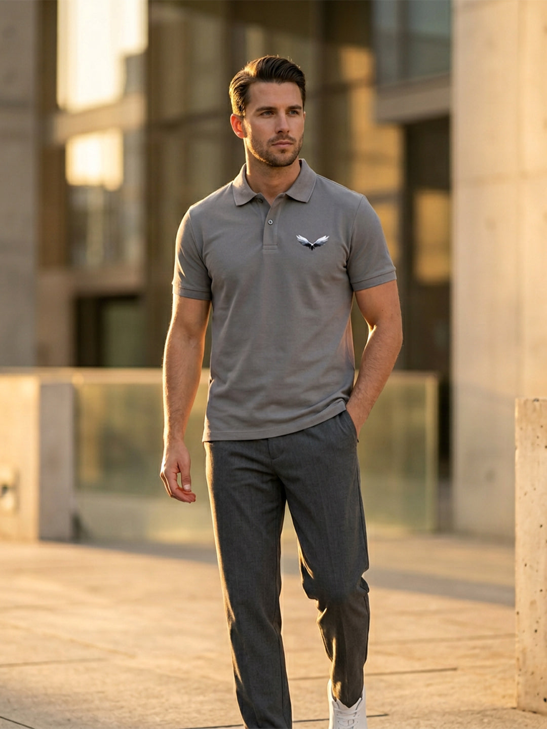 Men’s Graphic Polo T-Shirt
