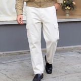 Modern Straight-Leg Cargo Jeans