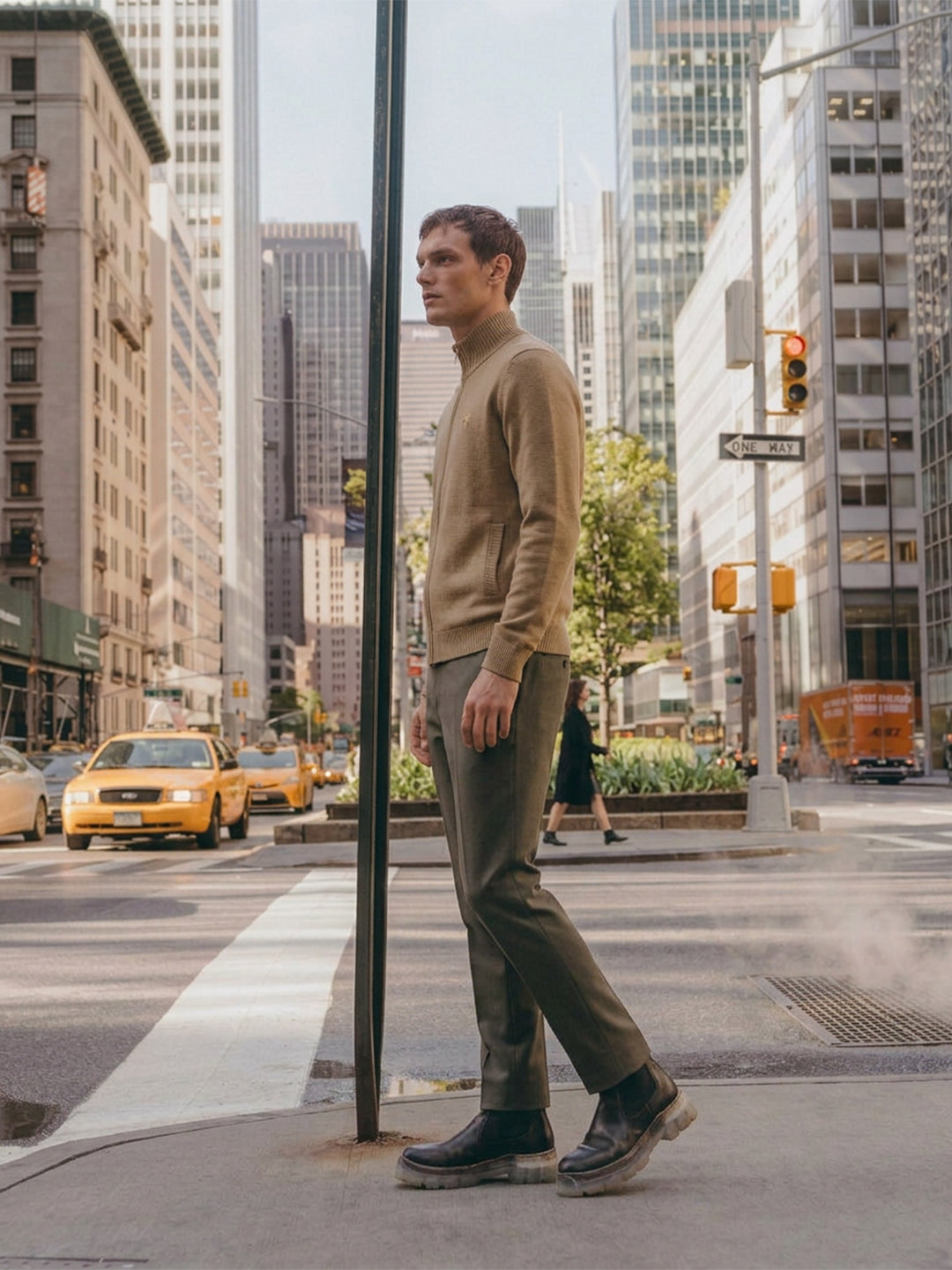 Full-Zip Knit Jacket