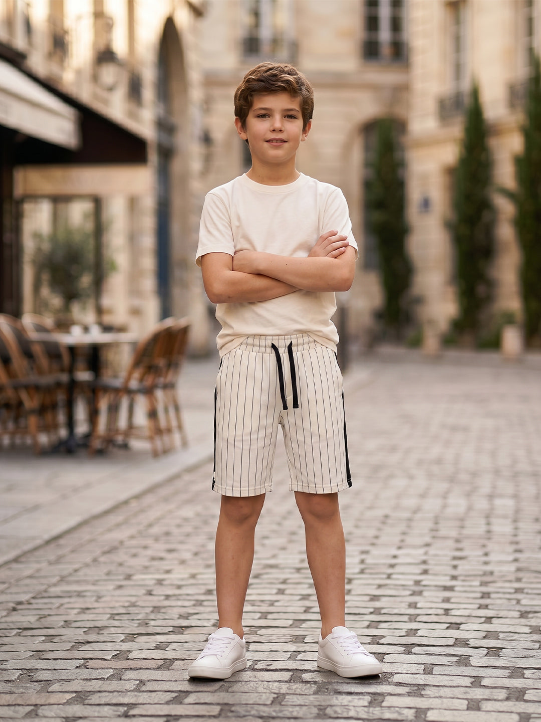 Kids Side Tape Sports Shorts