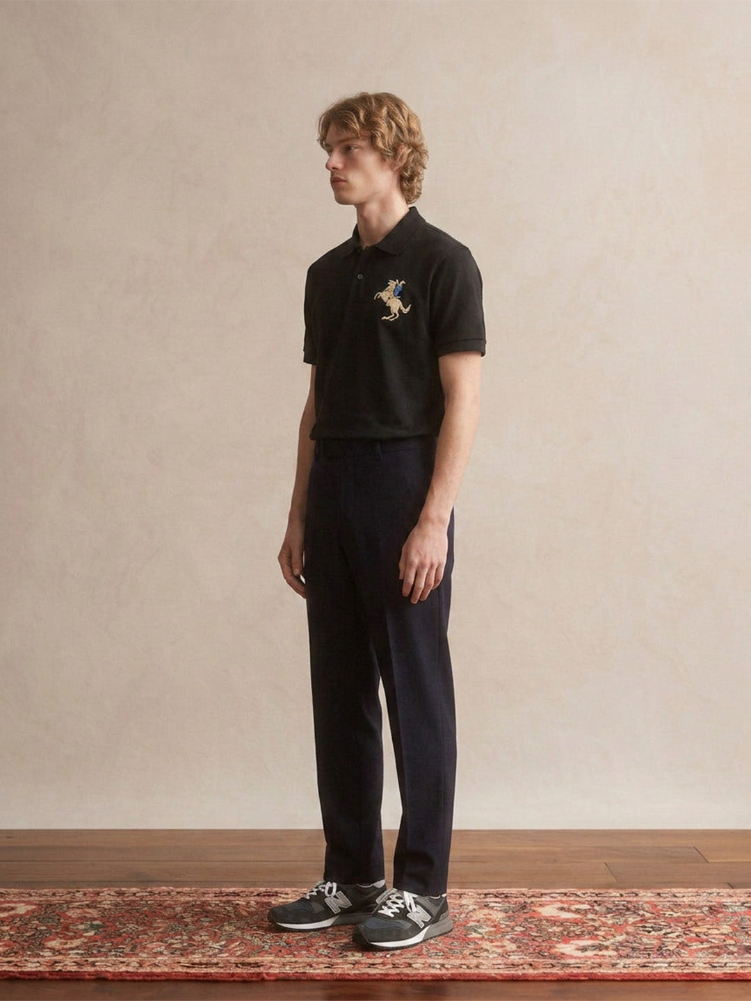 Men’s Embroidered Logo Polo T-Shirt