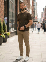 Men’s Embroidered Logo Crew Neck T-Shirt