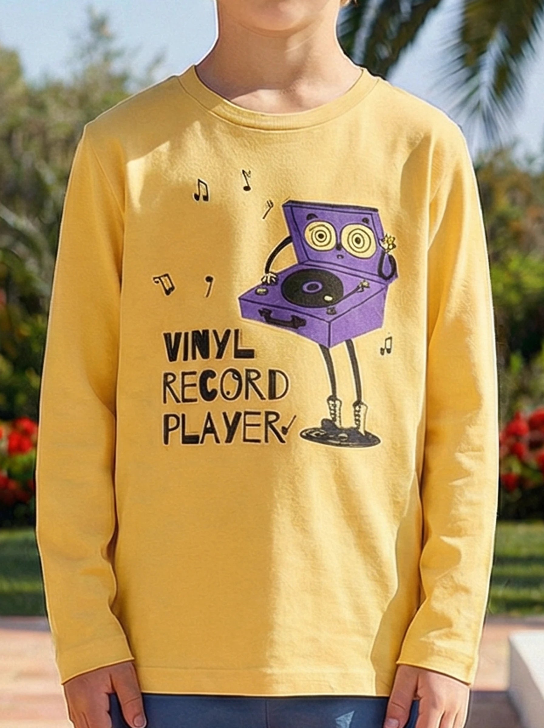 Kids Long Sleeve Graphic Sweatshirt