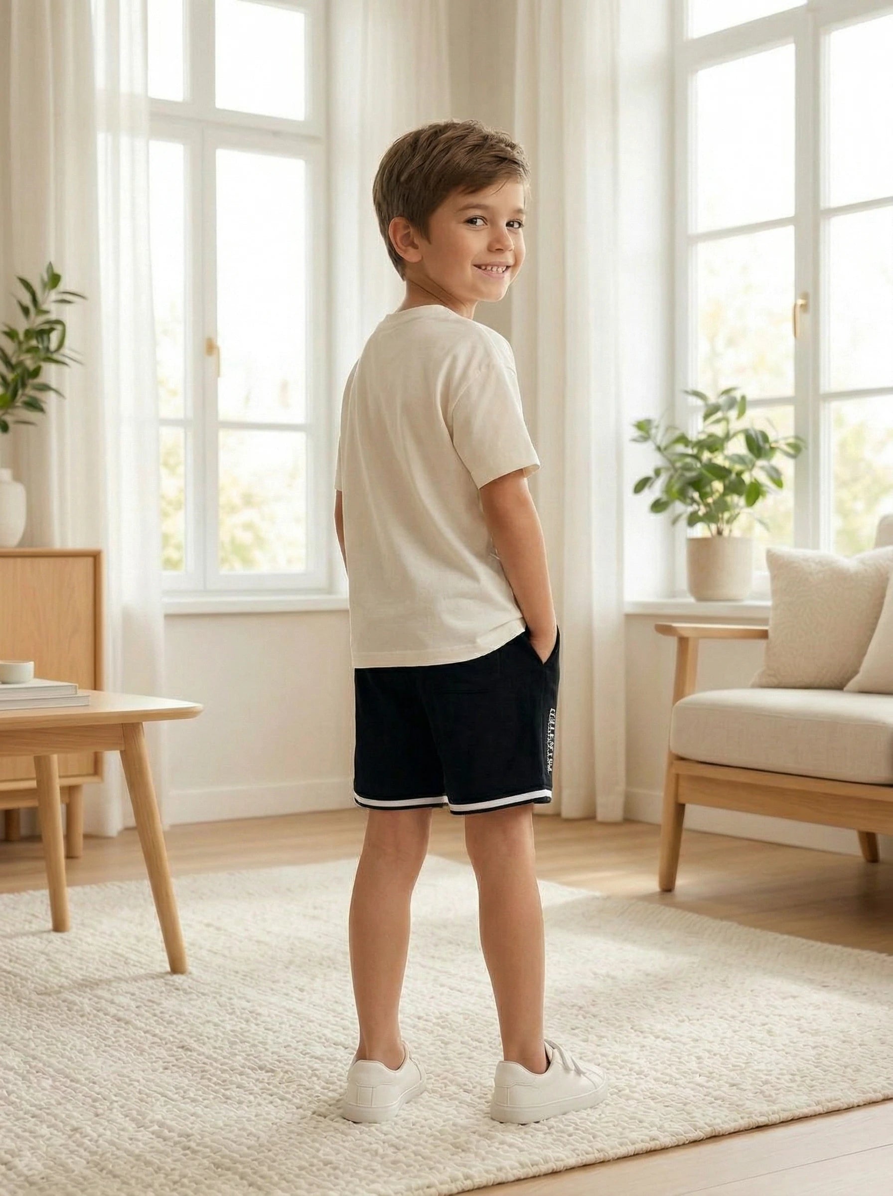 Kids' Relaxed Fit Drawstring Shorts