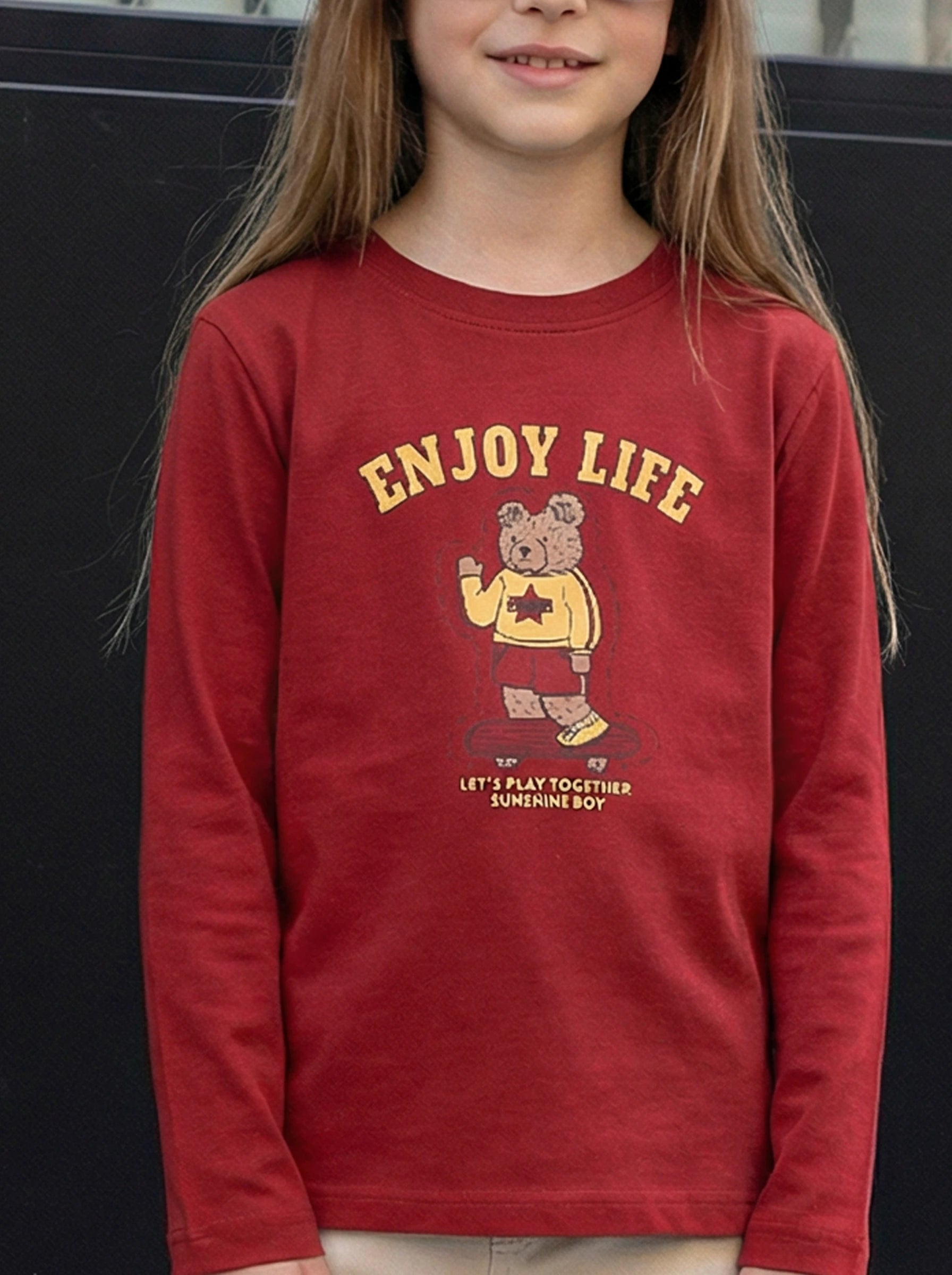 Kids Long Sleeve Graphic T-Shirt