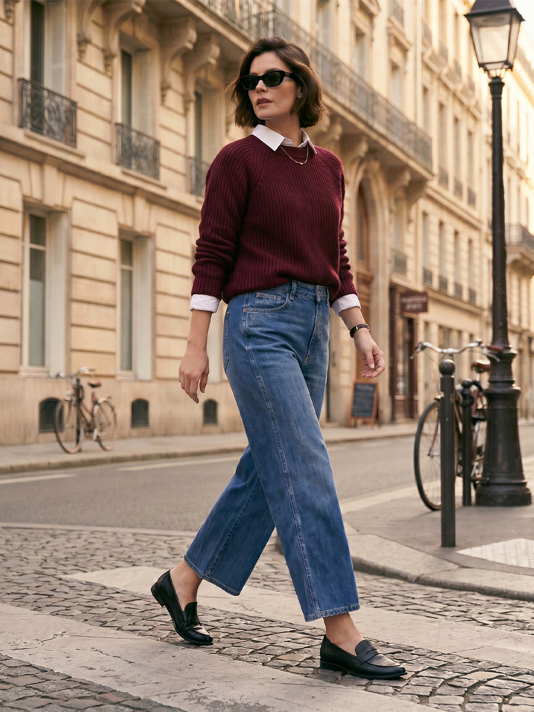 High-Rise Wide Leg Jeans