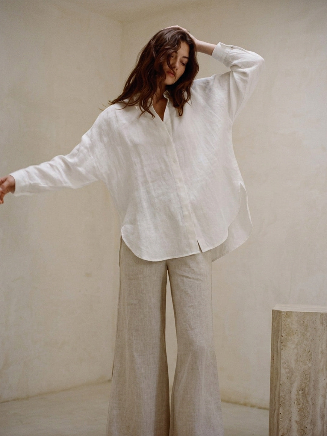 Women's Relaxed Fit Button-Down Shirt