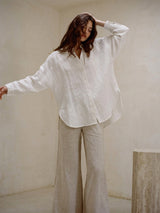 Women's Relaxed Fit Button-Down Shirt