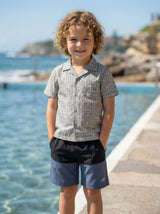 Kids Color Block Sports Shorts