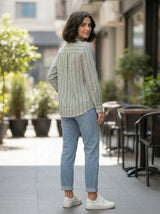 Women’s Striped Button-Front Shirt