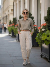 Women's Classic Relaxed Button-Down Shirt
