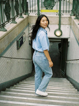High-Waist Wide-Leg Jeans
