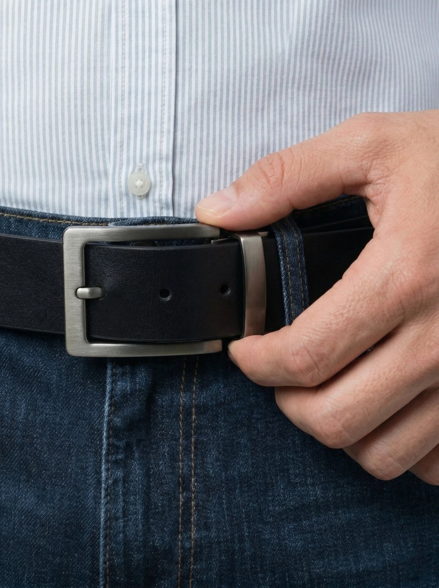 Men’s Reversible Leather Belt