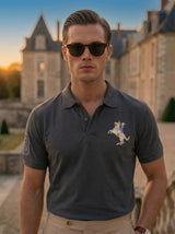 Men’s Embroidered Logo Polo T-Shirt