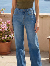High-Waist Wide-Leg Jeans